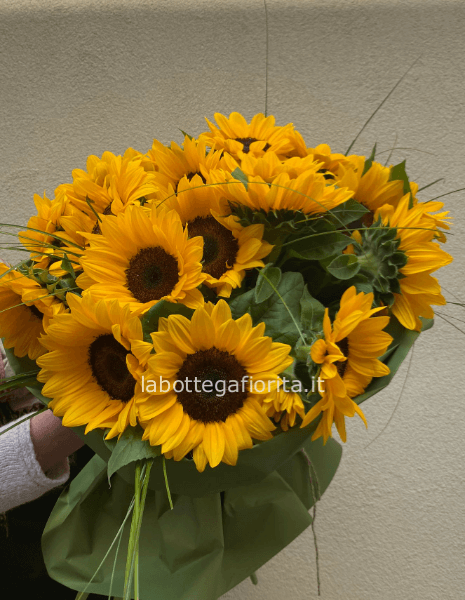 Bouquet di girasoli